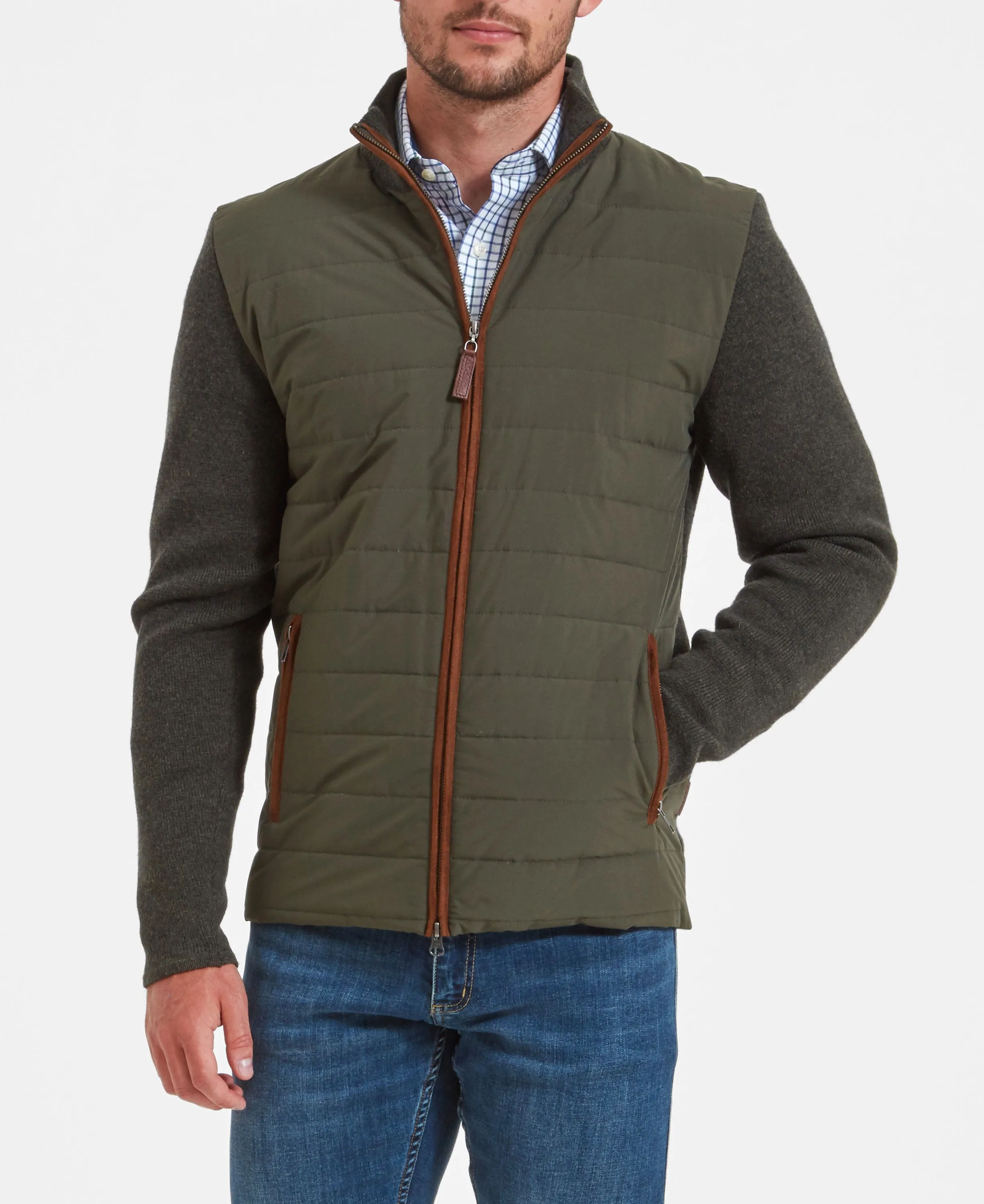 Hybrid Aerobloc Jacket - Loden Green