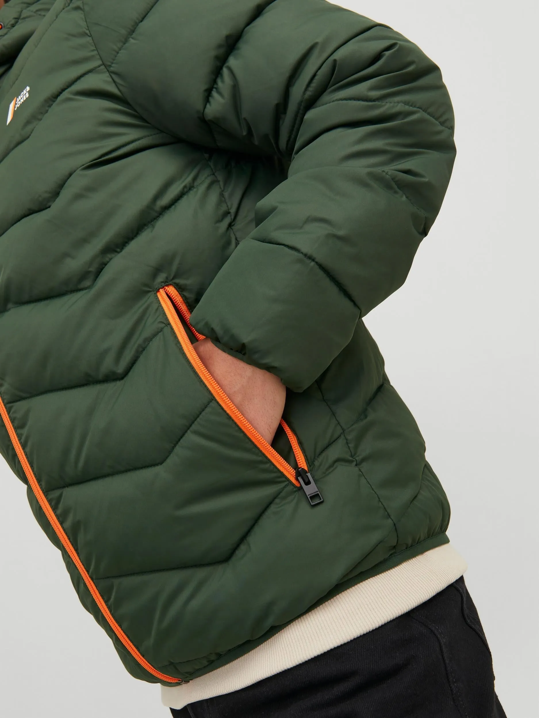 Jack & Jones Hype Puffer Jacket-MOUNTAIN GRN