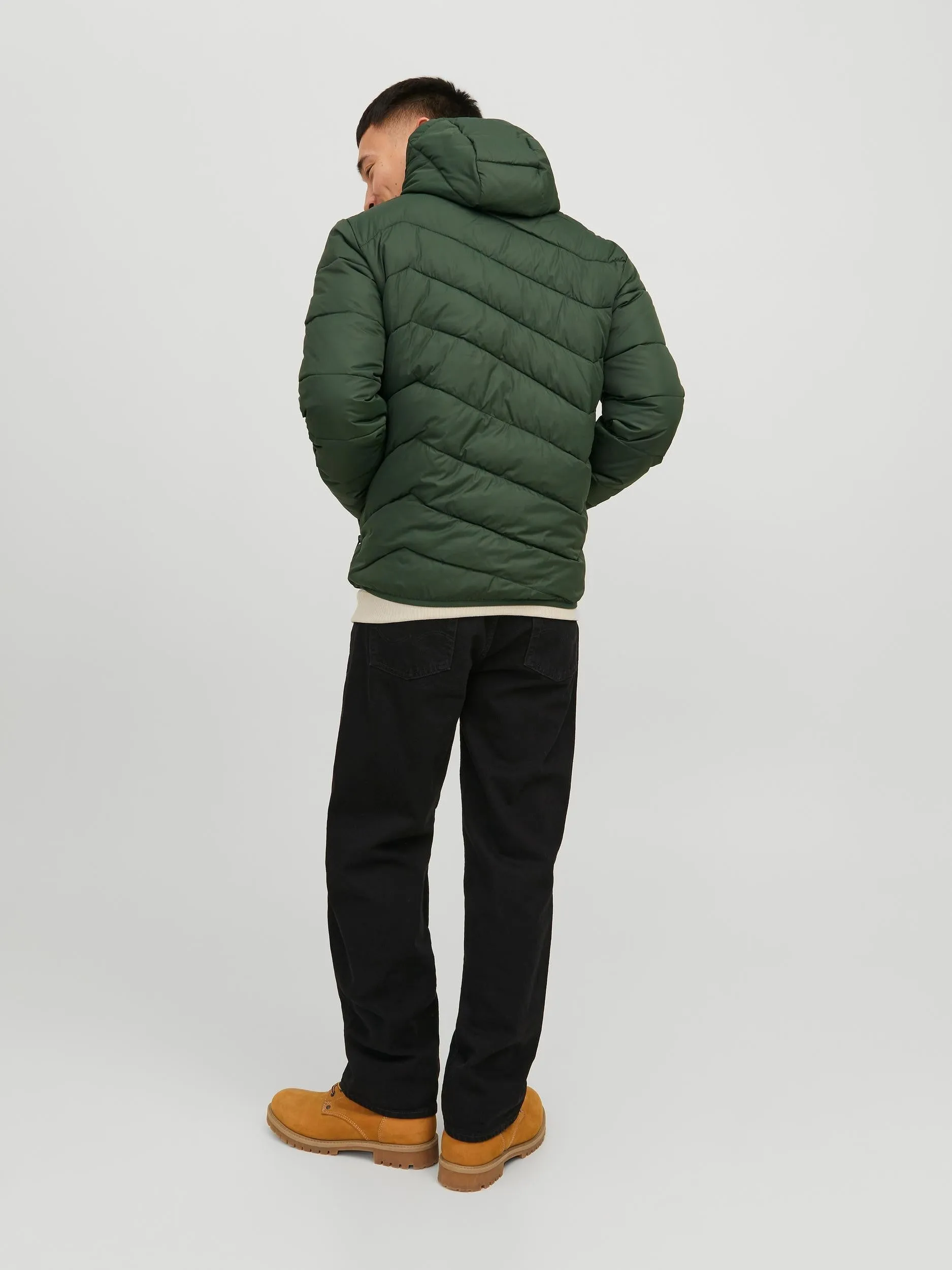 Jack & Jones Hype Puffer Jacket-MOUNTAIN GRN