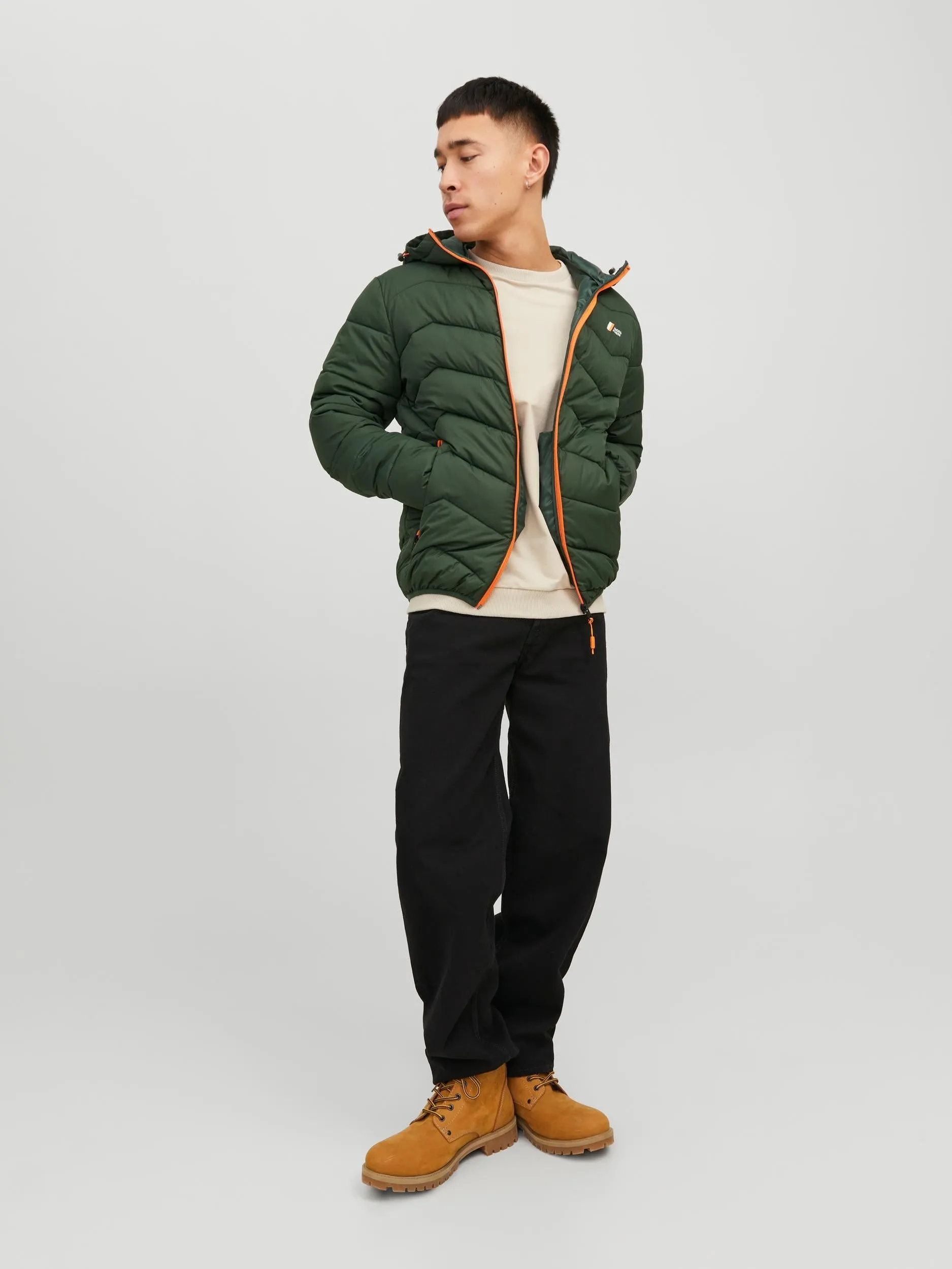 Jack & Jones Hype Puffer Jacket-MOUNTAIN GRN