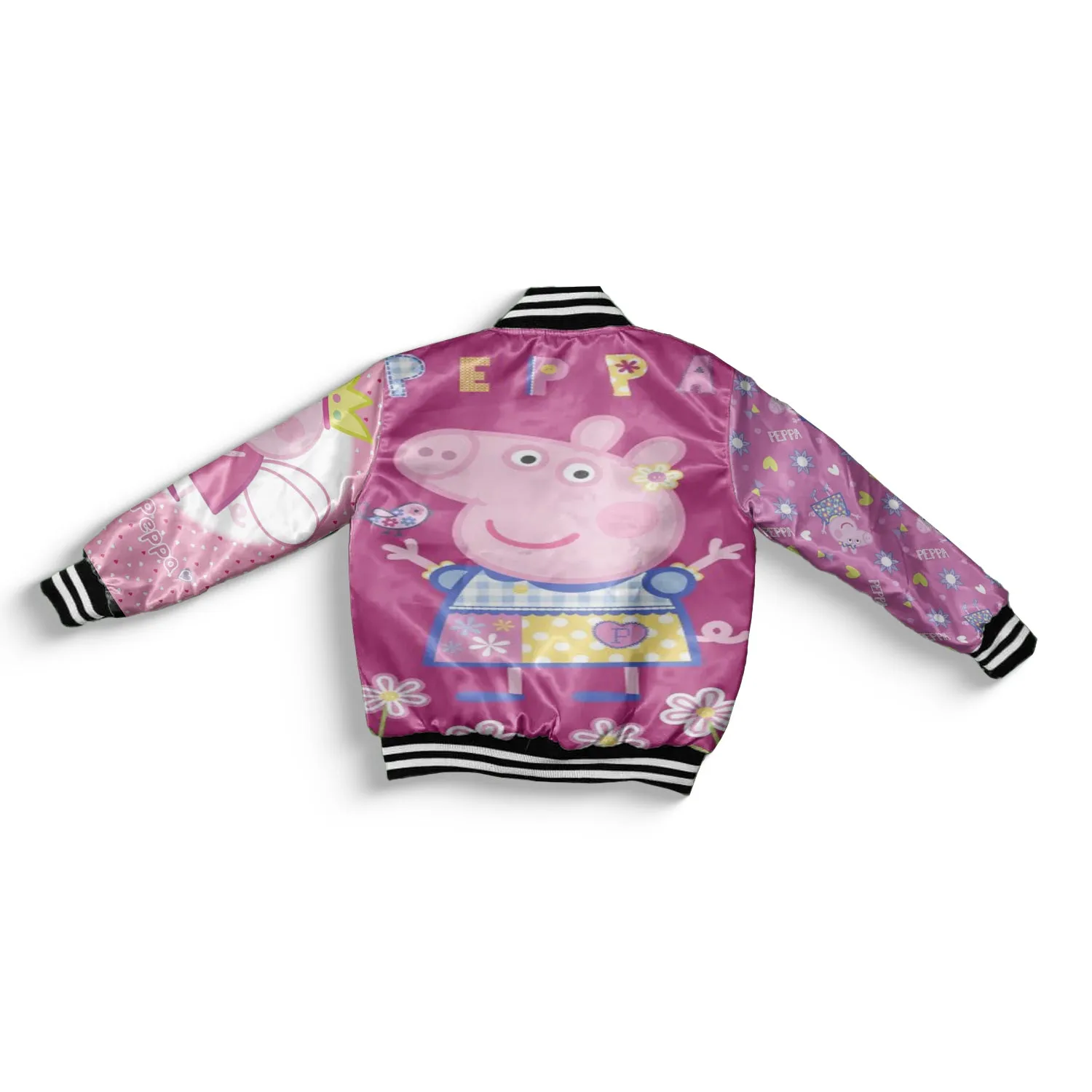 Kids pink peppa pig Bomber