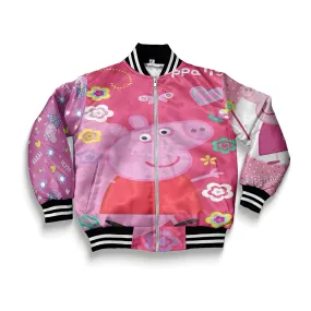 Kids pink peppa pig Bomber