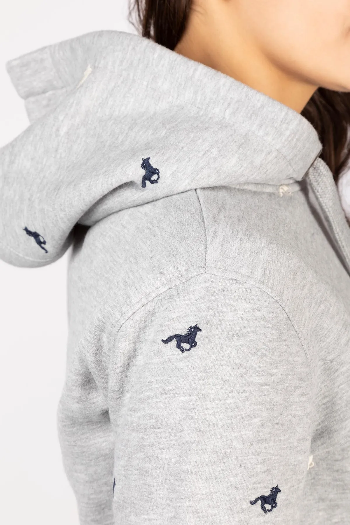 Ladies Embroidered Hoodie - Emily