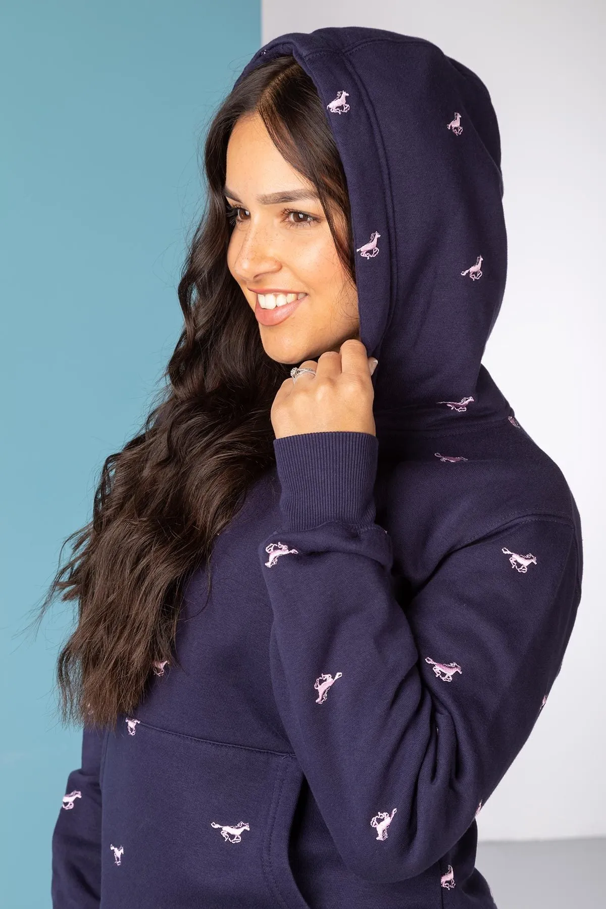 Ladies Embroidered Hoodie - Emily