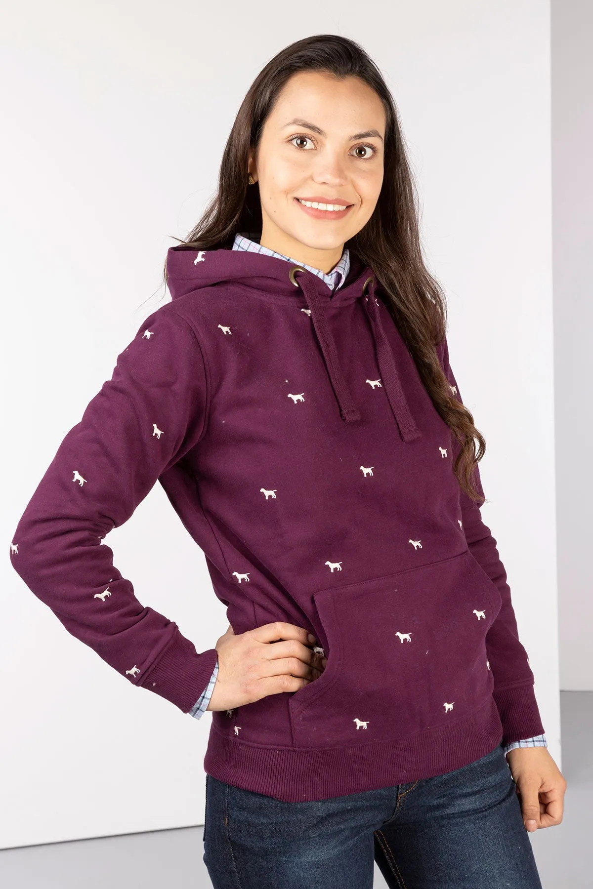 Ladies Embroidered Hoodie - Emily