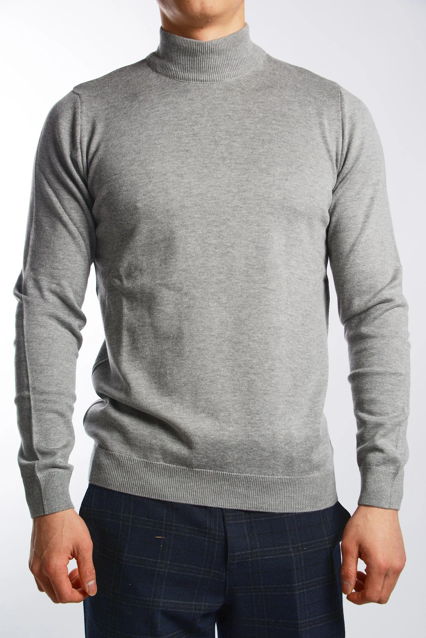 Leeds Slim Fit Mockneck Euro Sweater