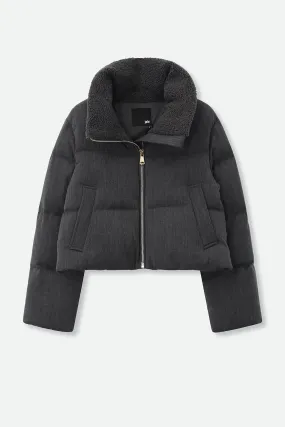 MERIBEL CROPPED COAT IN GOOSE DOWN