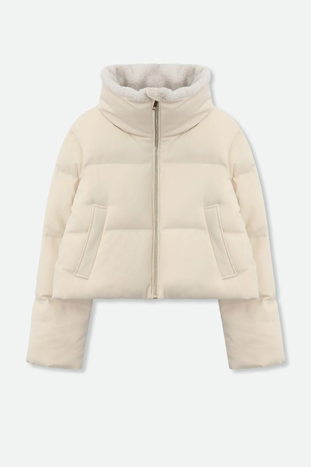 MERIBEL CROPPED COAT IN GOOSE DOWN