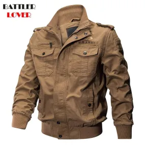 Military Pilot Jackets Men Winter Autumn Bomber Cotton Coat Mens Tactical Army Jacket Male Hombre Casual Air Force Flight Jacket