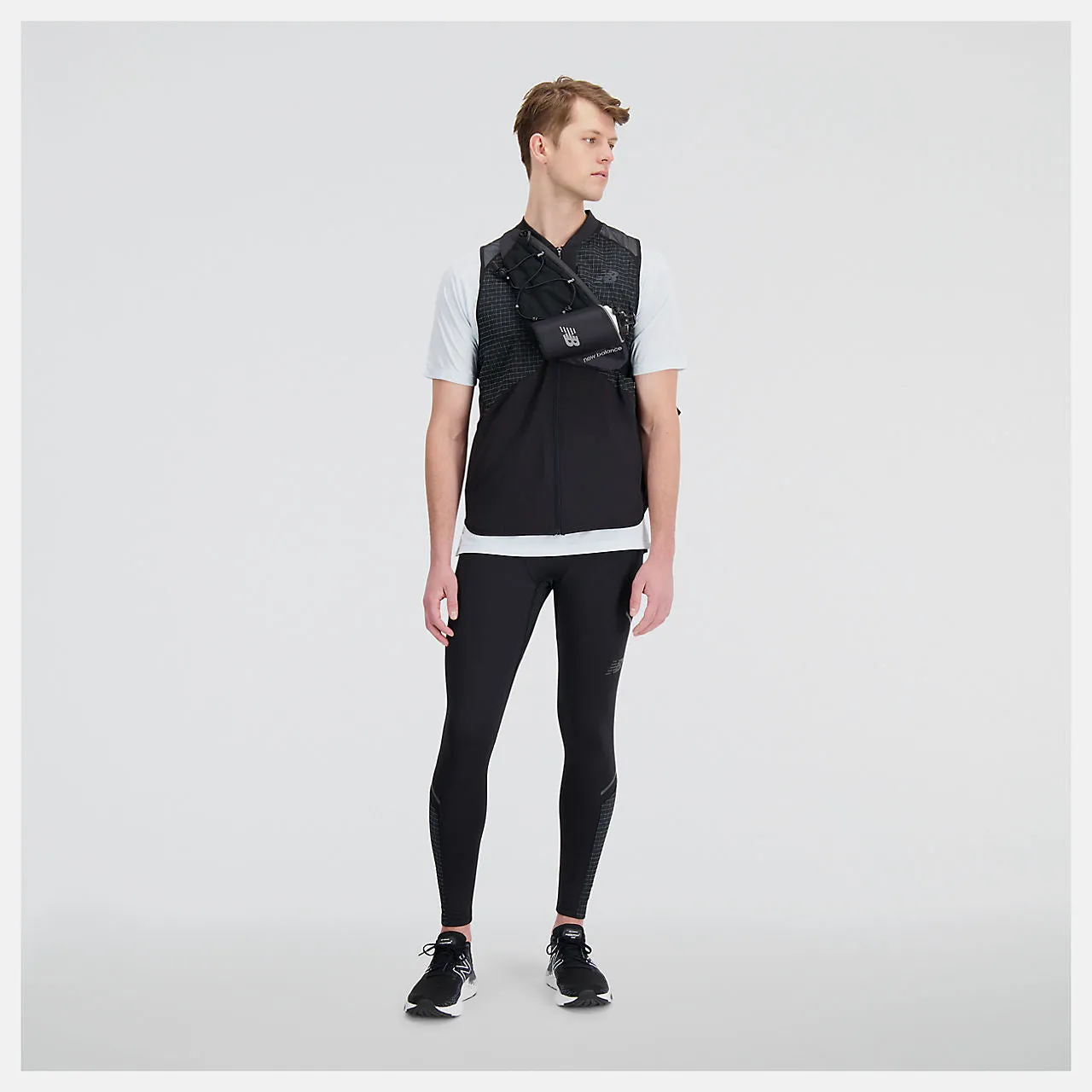 New Balance Impact Run Luminous Packable Vest (Mens) - Black