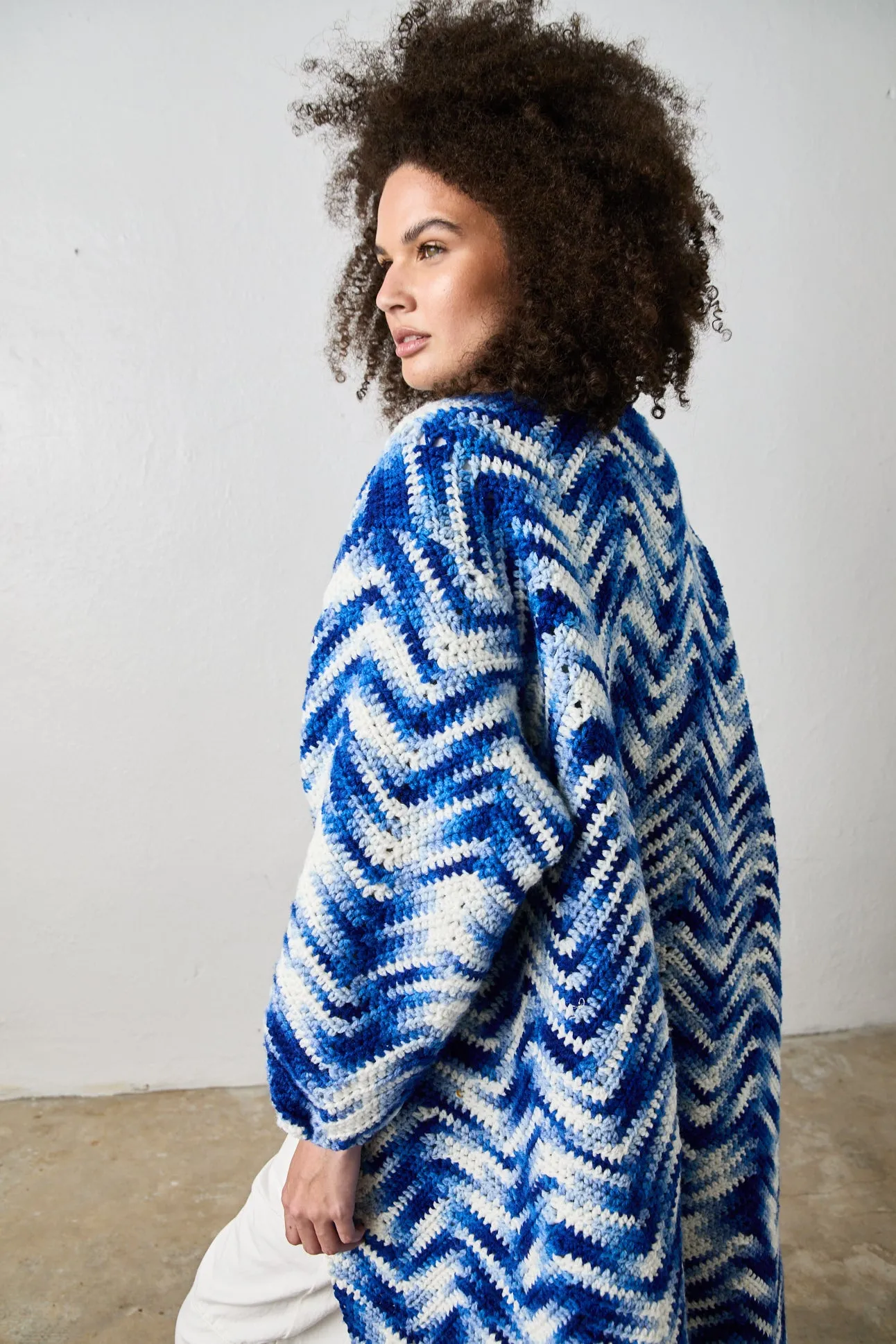 NSF X NSM COCOON SWEATER / BLUE WAVE