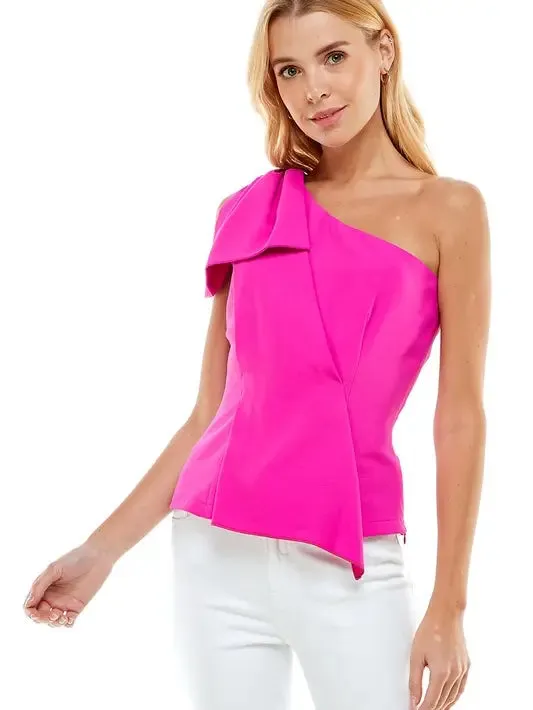 One Shoulder Asymmetrical Top