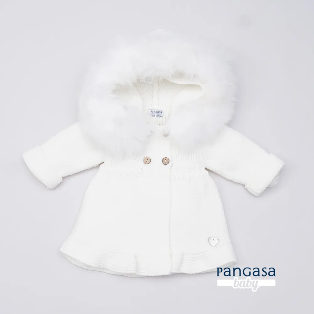 Pangasa Girls A-Line Fur Jackets