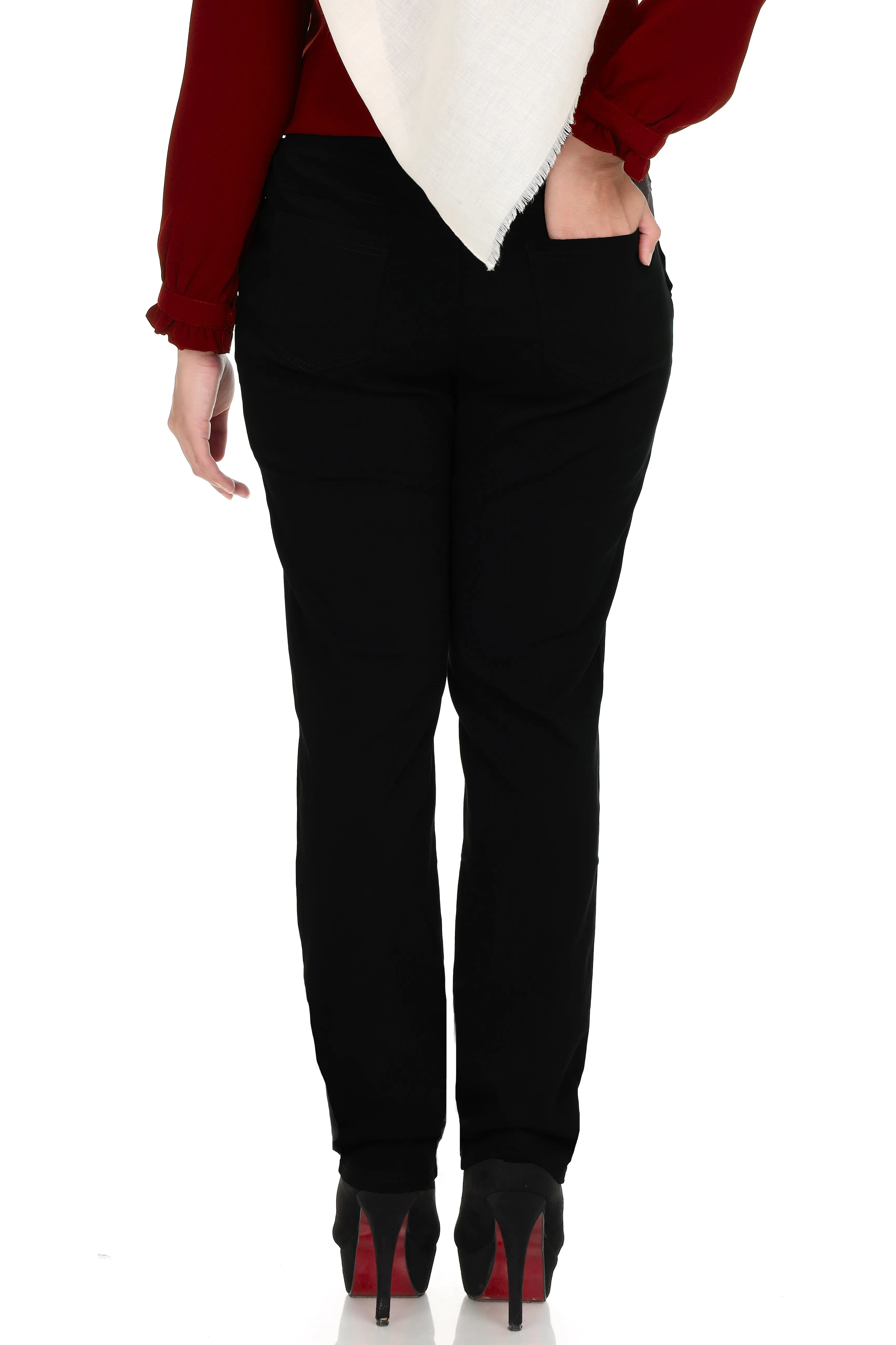 Pant without Zipper (Premium)- Black