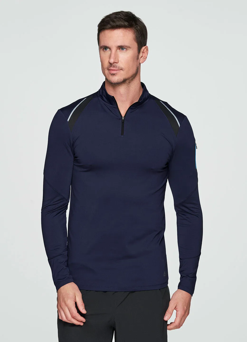 Prime Compression 1/4 Zip Base Layer Tee