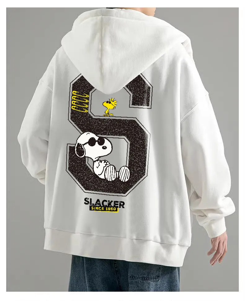 "Snoopy" High Graded Odell Fabric Hoodie Available in 2 Colors 7049