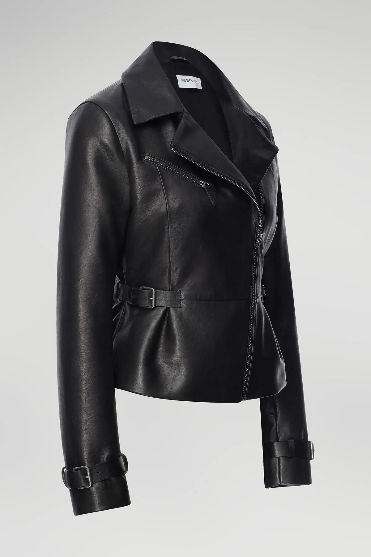 Rosie - Premium Quality Black Leather Jacket for Women