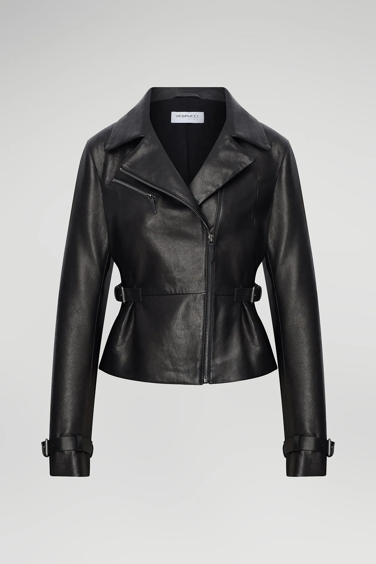 Rosie - Premium Quality Black Leather Jacket for Women