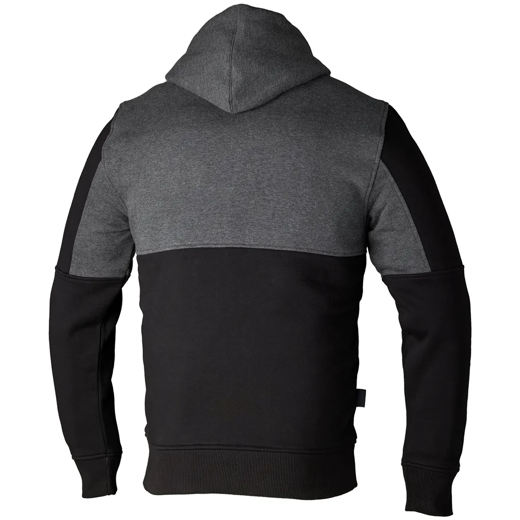 RST Team Zip Through CE MENS Textile Hoodie - Black / Grey