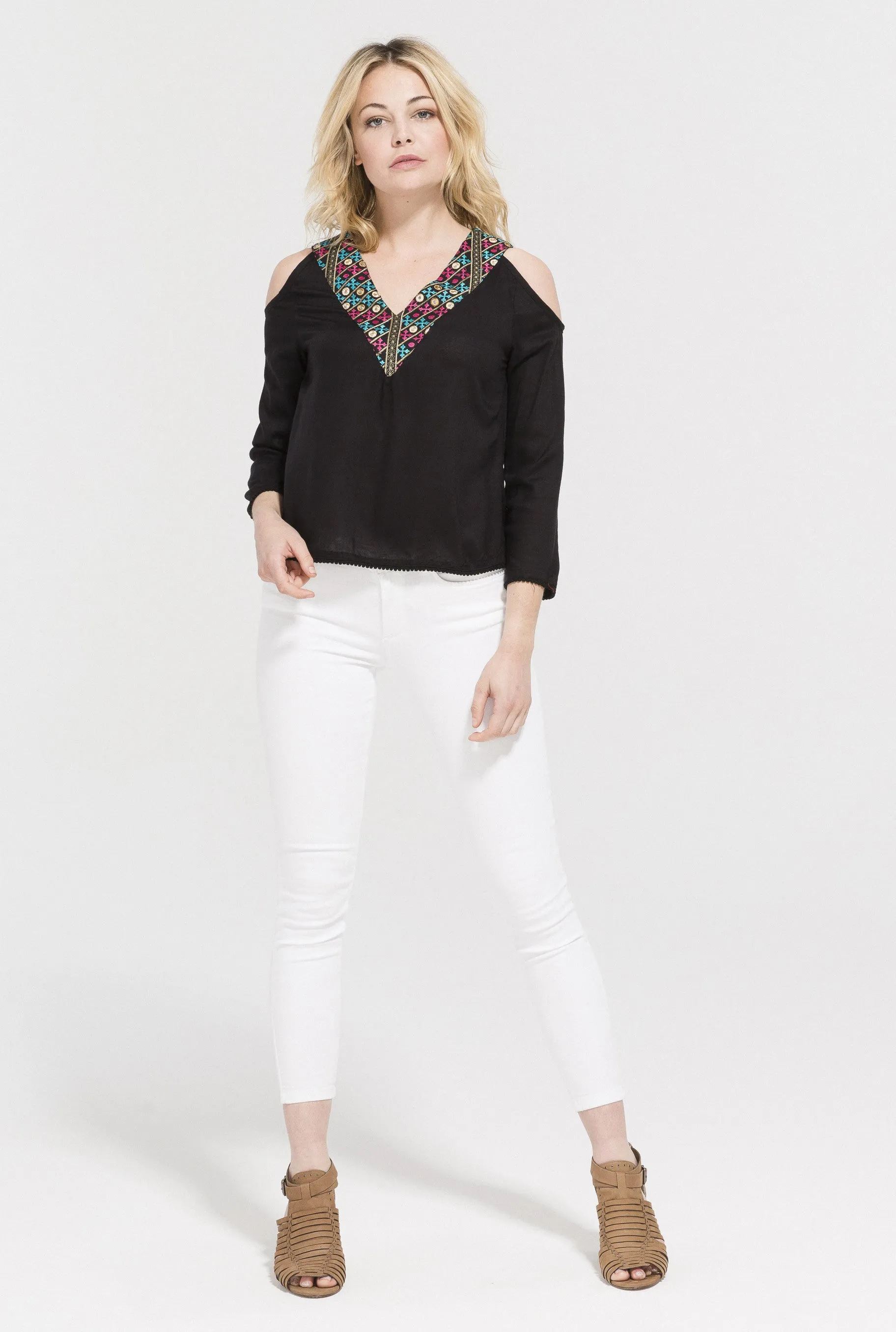 Ruby Cold Shoulder Top