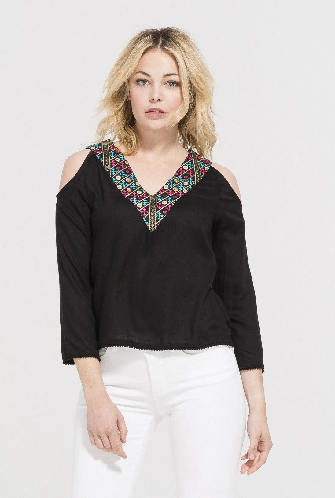 Ruby Cold Shoulder Top