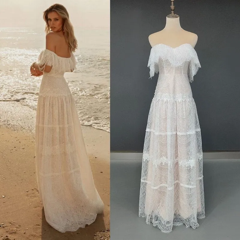 Ruffled Romance Wedding Gown