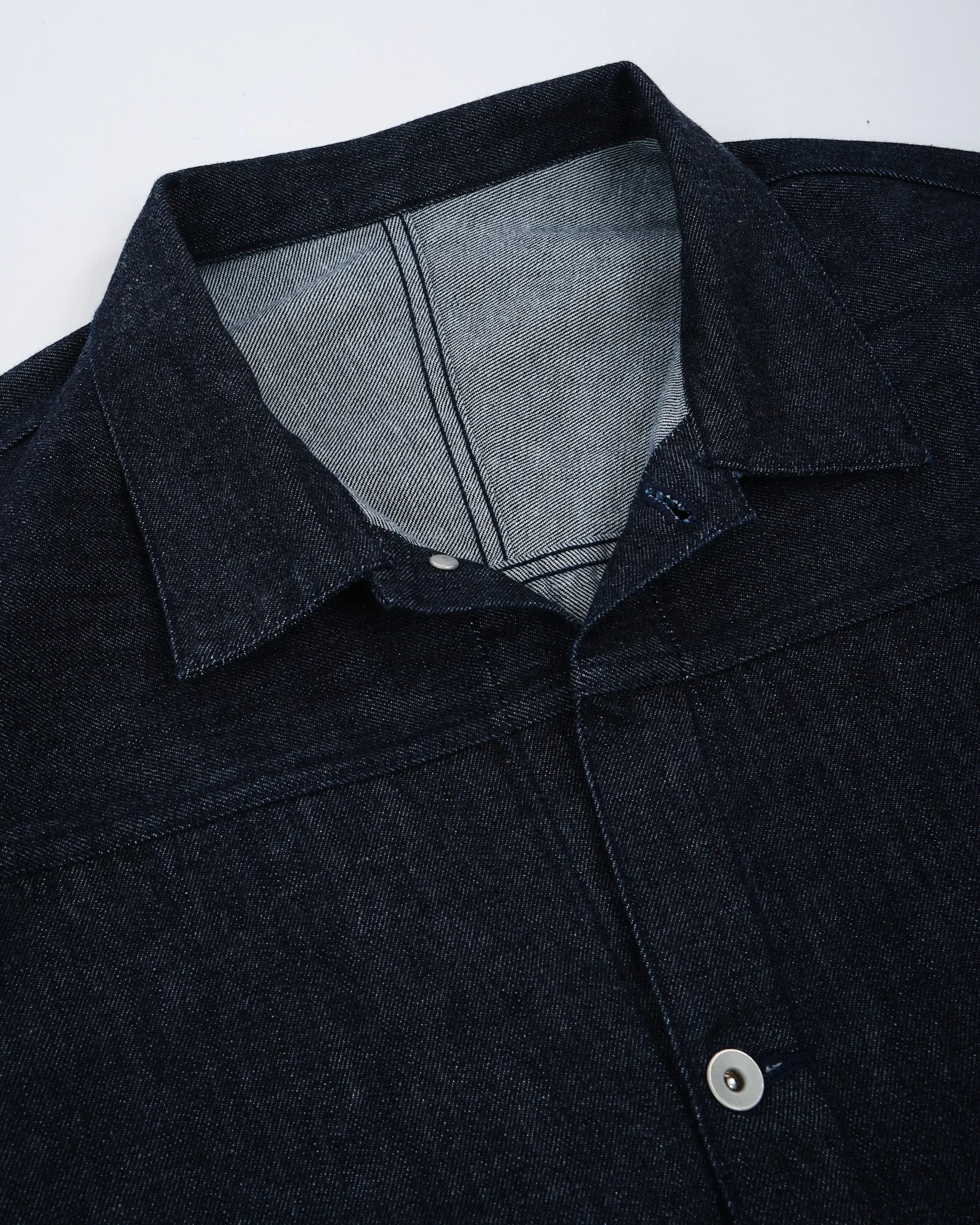 Short Denim Jacket Indigo