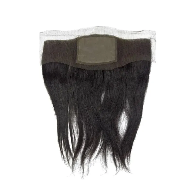 SILK COVERALL 11.5X3.5 | Sensationnel Bare & Natural 100% Brazilian Remi Front Piece Closure -  Straight 12