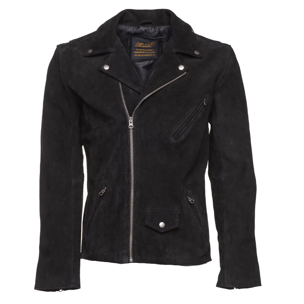 Silva's Black Suede Leather jacket