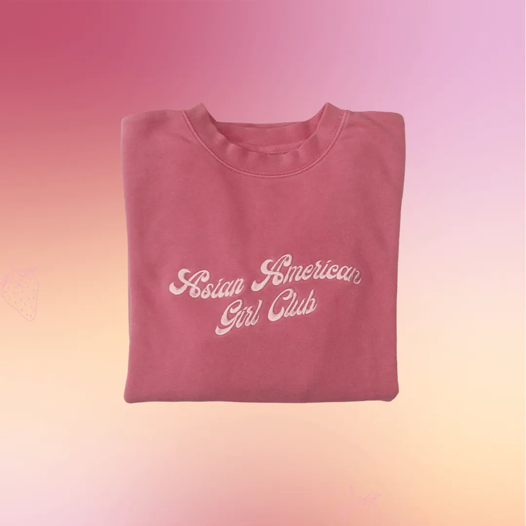 Premium Strawberry Mochi-Themed Birthday Crewneck Sweatshirt