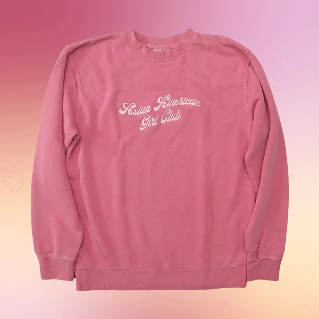 Premium Strawberry Mochi-Themed Birthday Crewneck Sweatshirt