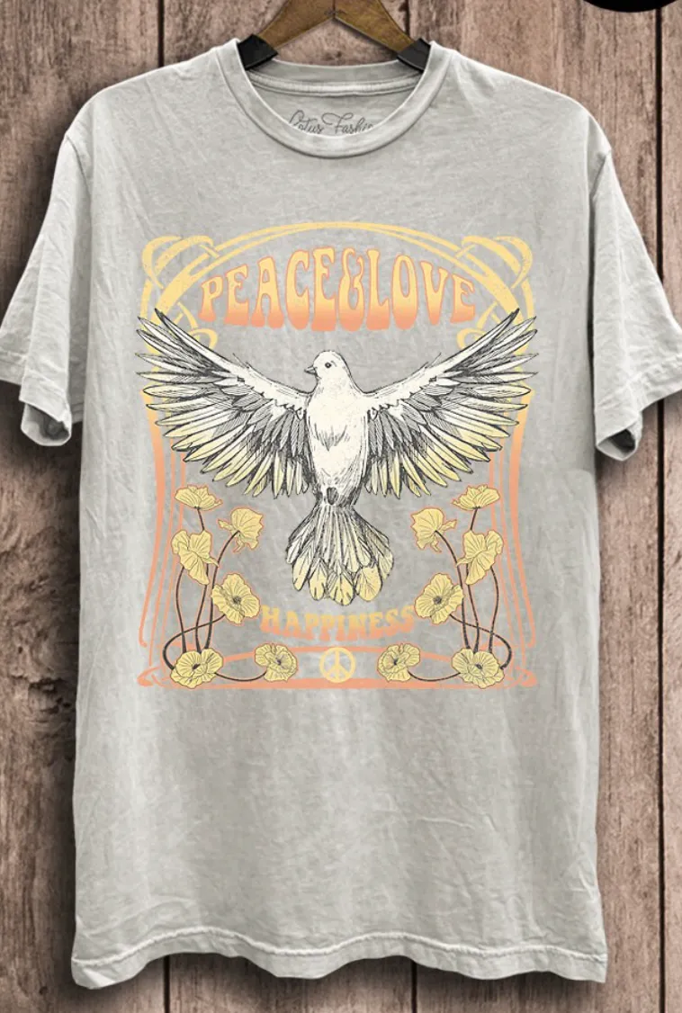 The Ceila 'Peace & Love' Graphic Tee