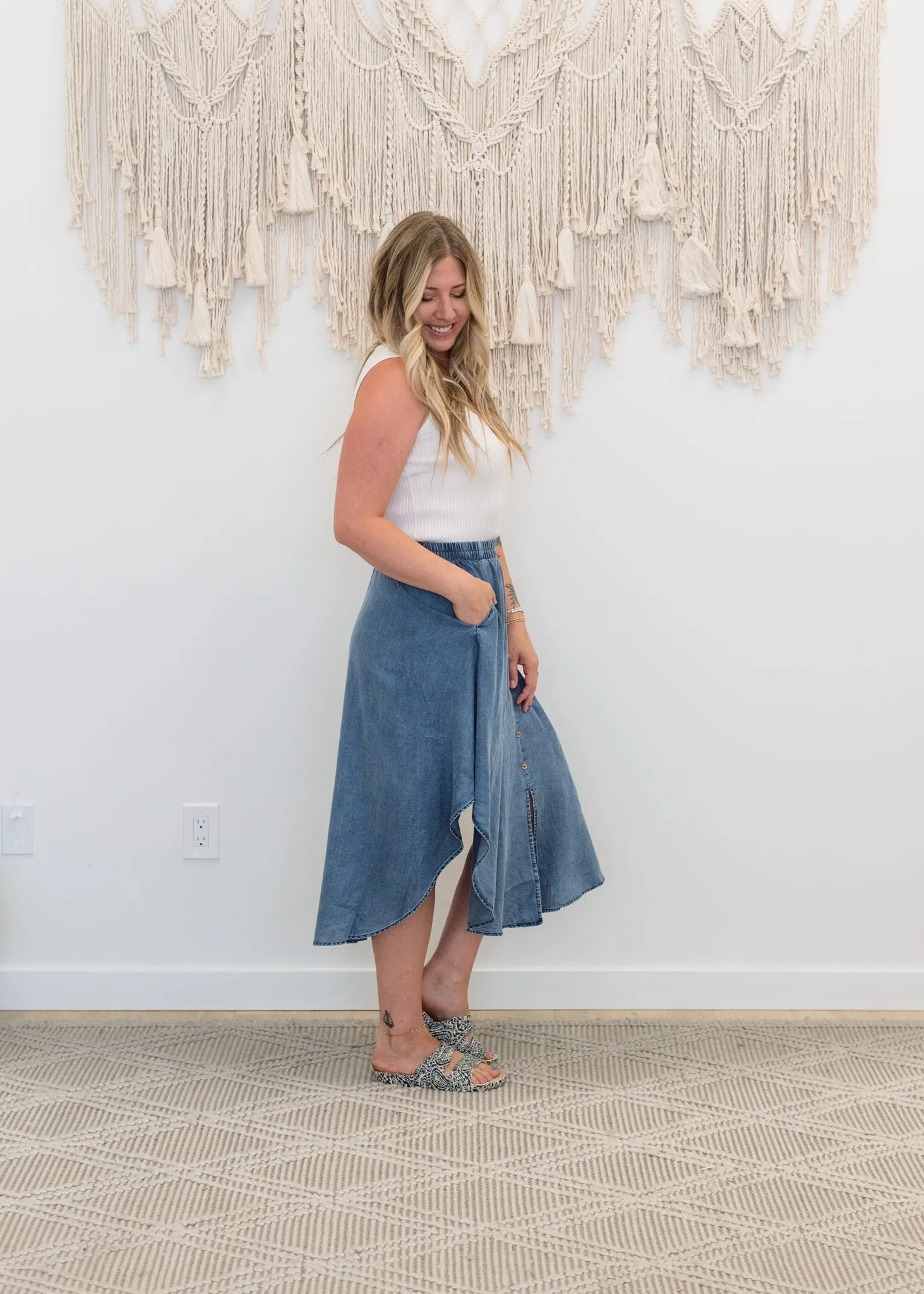 The Dixie Denim Skirt