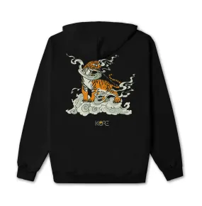 TIGER ON CLOUD HOODIE (BLACK)