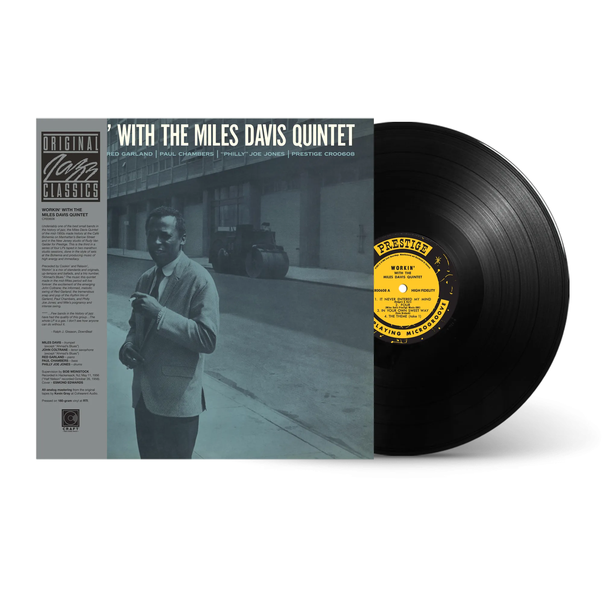 Workin' With The Miles Davis Quintet (Original Jazz Classics Series) (180g LP)